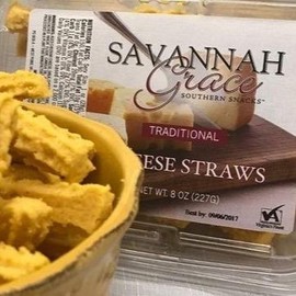 Savannah Grace Cheese Straws Snack Traditional - Flavor: Tradition Cheese Straws- 6 OZ Tub