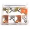BestCity Fly Fishing Flies EPOXY MINNOWS 16 Flies for trout