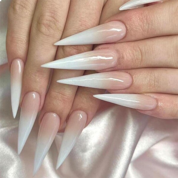 GlamRays Long Stiletto Press on Nails Extra Long False Nails