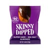SkinnyDipped Super Dark Chocolate + Sea Salt Almonds, Vegan, Healthy