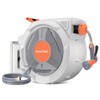 GRVEE Retractable Garden Hose Reel 1/2 In x 130 Ft