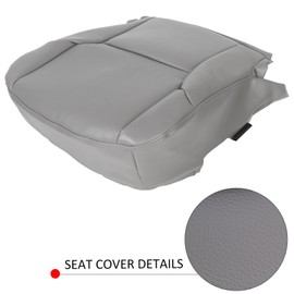 Driver Bottom Leather Seat Cover Gray for Toyota 2003-2009 4Runner Limited