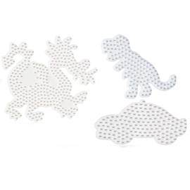 Hama Midi Ironing Beads 3 Pin Plates in Bag 5 mm Various Designs