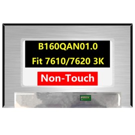 TFTcenter LCD Screen Replacement for Dell Inspiron 16 Plus 7610 7620 P107F P107F001 NE160F8M-N41 NE160F8M-N42 B160QAN01.0 AUOC99E 16.0 inches 60Hz 3072x1920 IPS 40Pin IPS Laptop Display Panel 3K