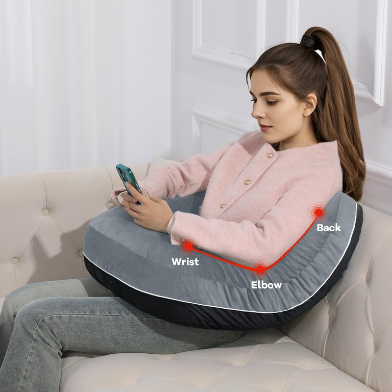 HOMBYS Crochet Pillow for Lap Support,Gaming Pillow for Lap,Lap Pillow