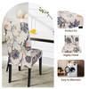 SearchI Fit Stretch Removable Washable Short Dining Chair Covers Slipcover