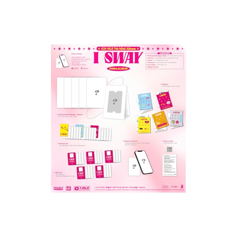 (G) I-DLE I SWAY 7th Mini Album POCA Version with