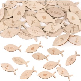 Pack of 100 Christening Decorations, Scatter Decoration, Christening Decoration, Boy, Christening Decoration, Girl, Fish Confetti for Boys, Girls, Christening Decoration