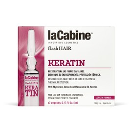 laCabine Caja de Ampolletas Capilares Flash Hair Keratin 7 x 5ml