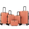 UIIMIII 5 Piece Luggage Set with Hard-Shell, Expandable, Lightweight, 360°