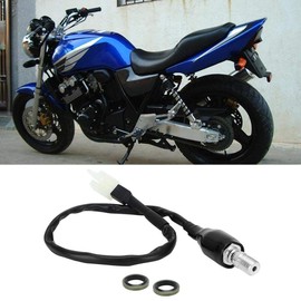 Hydraulic Brake Switch M10x1.0 Hydraulic Brake Switch Universal Oil Hose Hydraulic Pump Reinforced Rear Brake Light Switch (Head Right)