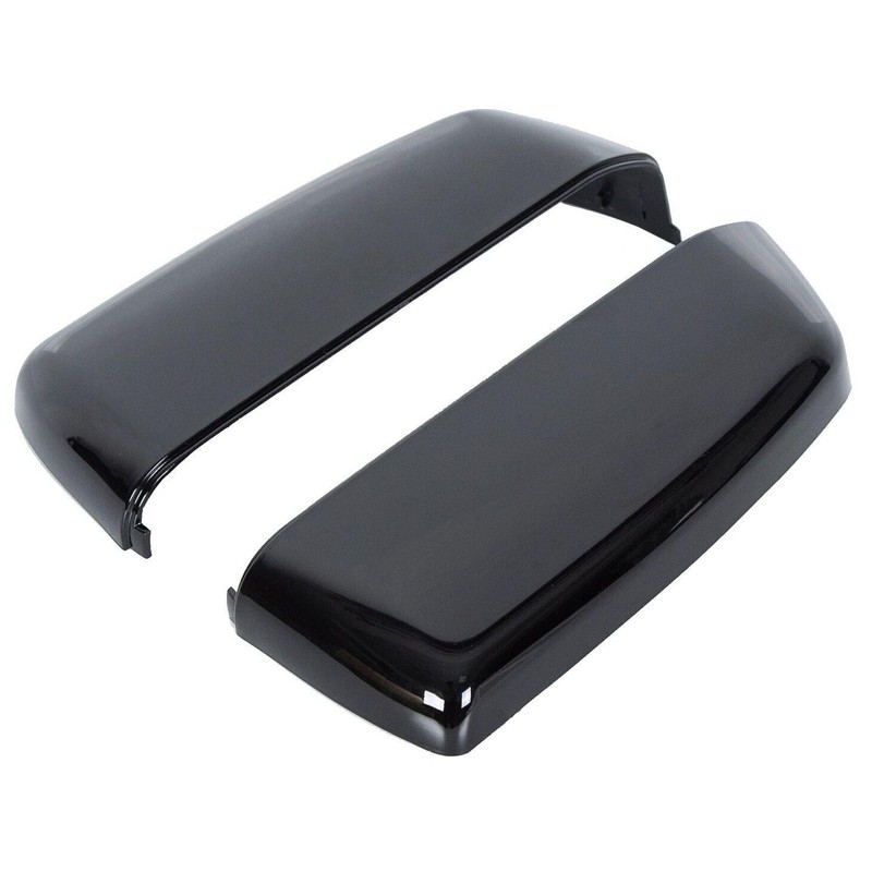 YUOQDKE Gloss Black Tow Mirror Cap Cover 4 X Covers