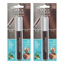 Kiss Colors BGC06 - Cepillo para retocar el cabello gris (2 unidades)
