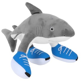 Axinyijia Tralalero T-ralala Cuddly Toy, Funny Italian Brain Red Figures, Plush Toy Shark with Sneakers