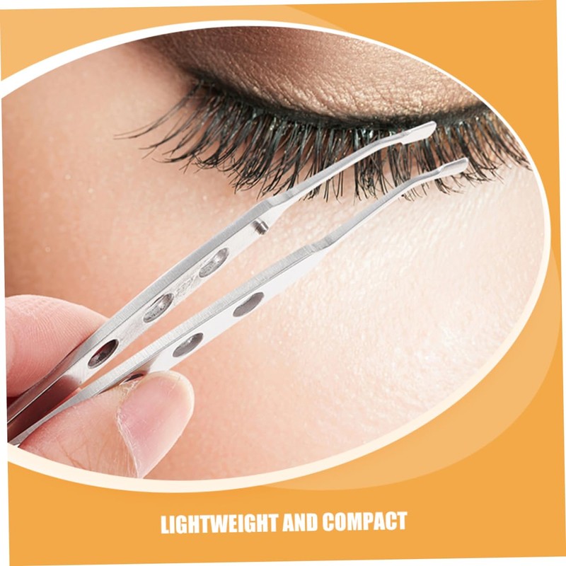 BIUDECO 2pcs Surgical Grade Tweezers Eyelid Treatment Tool for Brow