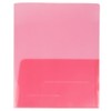 JAM Paper Plastic Regular Weight Two Pocket Presentation Folder -