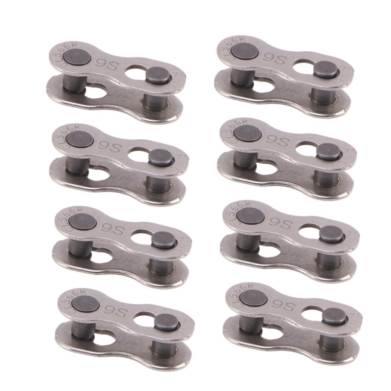 Kisangel 2sets 10 Speed Bike Chain Missing Link Stainless Steel
