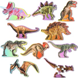 Chunnin Dinosaur Jigsaw & Toddler Puzzles for Kids Ages 3-8 Year Old Piece Dinosaur Themed Step by Step Puzzle for Toddler Children Preschool Learning Educational Puzzles Toys for Boys and Girls