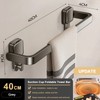 No-Drill Suction Cup Towel Bar for Bathrooms – Folding Aluminum