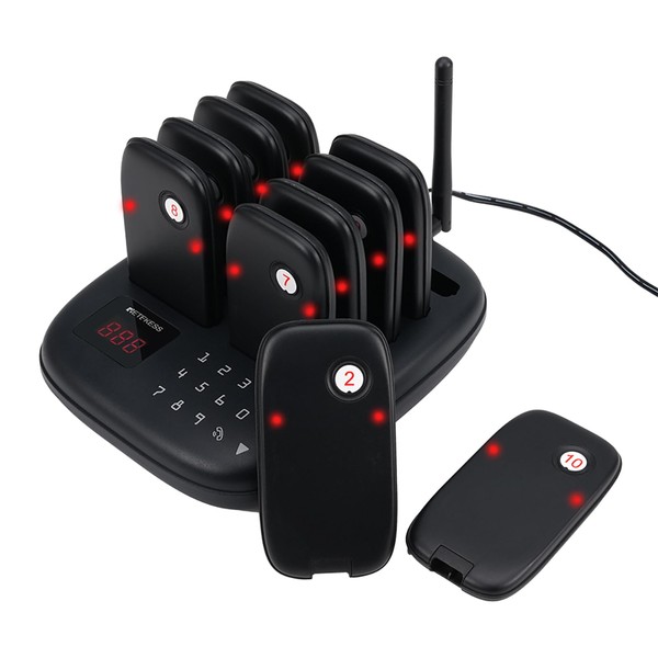 Retekess TD175S Restaurant Pager System, Pagers and Beepers, Set with
