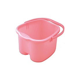 Inomata Foot Detox Massage Spa Bucket, Pink