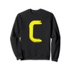 Creative Bold Yellow Letter C - Design Alphabet - Marker
