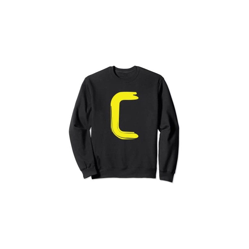 Creative Bold Yellow Letter C - Design Alphabet - Marker