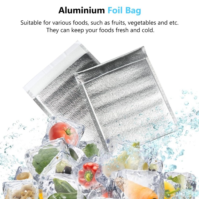 CAXUSD 20pcs Reusable Pouches for Thermal Insulated Temperature Controlled Packaging