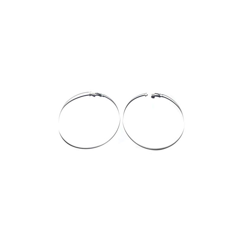 Large Clip-on Earrings 4 Inch Hoop Earrings Classic Circle Assorted