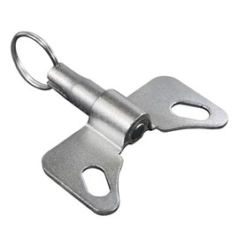 LONGRUNFORU Caster Swivel Lock for 4"x4.5" Plates, Bolt-on, 4-Position Swivel Lock, Heavy Duty Locking Mechanism, Ideal for Caster Wheels, Equipment & Industrial Applications(2 PCS)