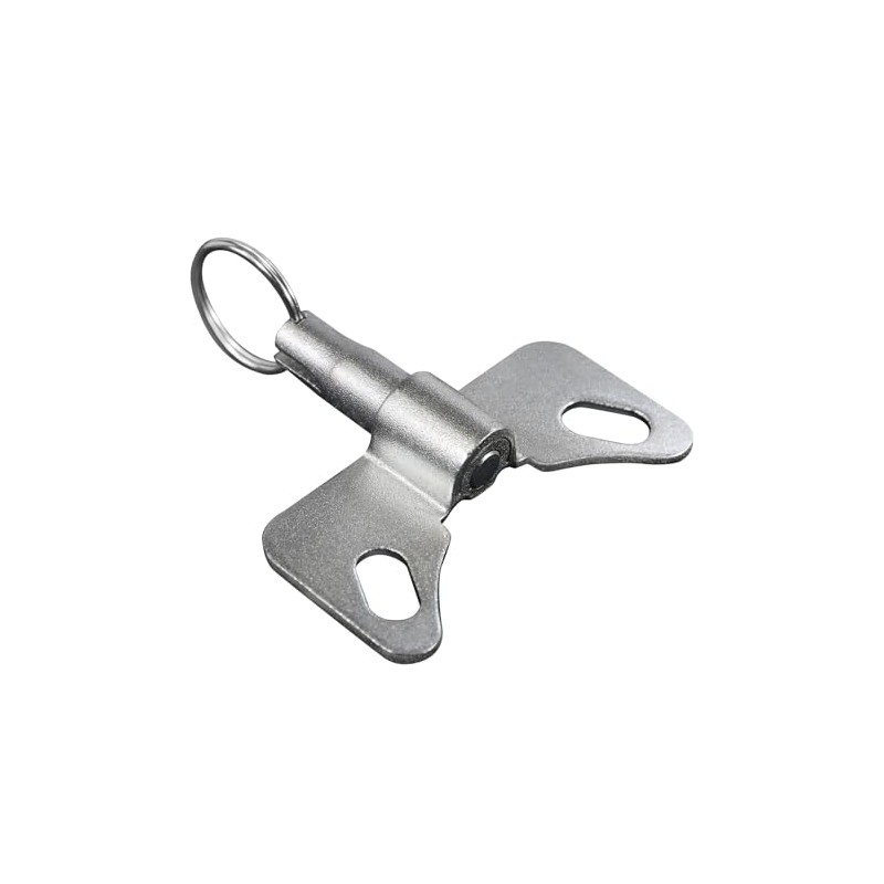 LONGRUNFORU Caster Swivel Lock for 4"x4.5" Plates, Bolt-on, 4-Position Swivel
