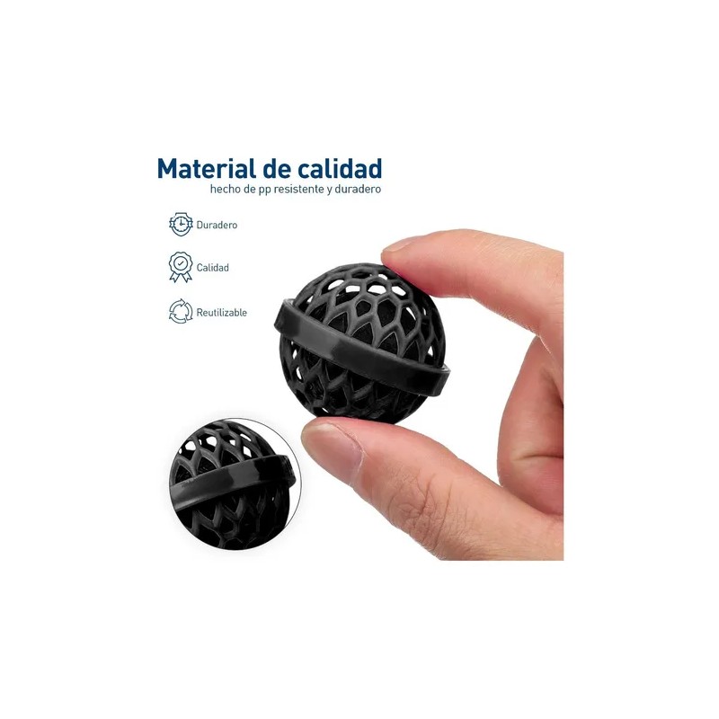 Bola Limpiadora Bolsos Mochilas Esfera De Polvo Suciedad 3pz Color