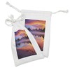 Ambesonne Glacier National Park Fabric Pouch Set of 2, Inland