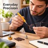 Precision Screwdriver for Phone and Electronics Repairs - Interchangeable Bits