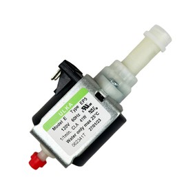 ULKA Vibration Pump Model E Type EP5 120V, 60Hz, 41W, 1/1 min ON/OFF, NSF - Compatibility With Espresso Machines