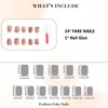 IMRAIN Square Press on Nails - Short Fake Nails -