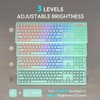 Wireless Keyboard & Mouse Combo, RGB Backlit USB Rechargeable Ergonomic