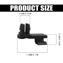 GolTHd 2PCS Hood Safety Catch Snap, Hood Clips Compatible with Toyota Sequoia 2001-2022, Tundra 2000-2013, 69759-0C010