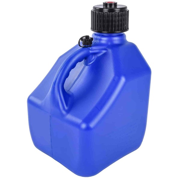 JEGS Square Blue Jug | 3-Gallon Capacity | Contoured Handle