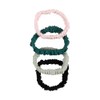 Goody Sport Thin Scrunchies Green Pink 4CT