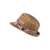 Sterntaler Straw Hat Flowers for Girls - Baby Hat with