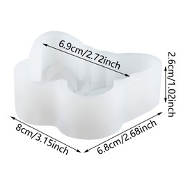 XIAOSHUI Butterfly Candle Molds Butterfly Silicone Molds 3D Butterfly Resin Molds for Candle Making Resin Aromatherapy Gypsum Wax Clay Craft