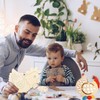 KSVFTB 40 Pcs Easter Crafts for Kids, Wooden Eggs, Wooden
