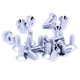 M4 (4mm x 10mm) Hex Socket Countersunk Machine Screw (Bolt) - Steel (Pack of 20)