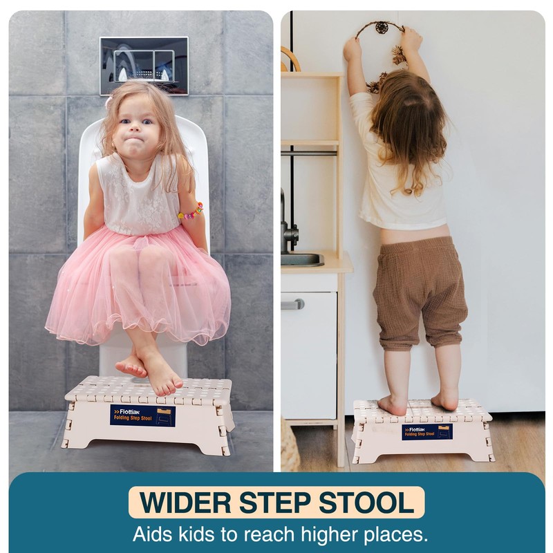 Flottian 5" Folding Step Stool for Adults and Kids 15-Inch