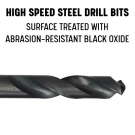 Drill America #54 High Speed Steel Heavy Duty Split Point Stub Drill Bit (Pack of 12), DWDST Series
