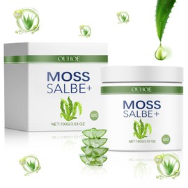 100G Moossalbe Plus, Mooscreme Gegen Falten, Moossalbe Gesicht Falten Testsieger, Aktiv Hautreparatur Moossalbe, Antifaltencreme, Soforteffekt Moos Salbe fürs Gesicht & gegen Falten