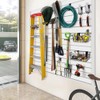 COLCUT Slatwall Panel, Heavy Duty PVC Slatwall Garage Organizer,4x2 feet