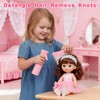 Doll Hair Brush Compatible with American Girl,4PCS Comb Set with