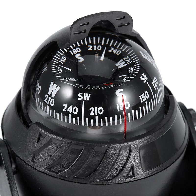 Compass Boat, Multifunctional Electronic Campass Electronic Navigation LED Light Compass